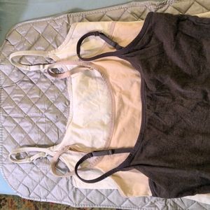 Pact shelf bra tanks 3 pack